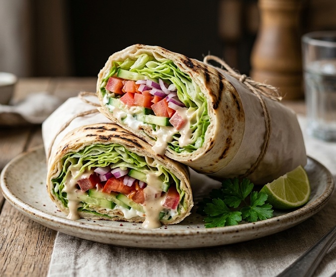 Fresh Vegetarian Kebab